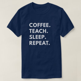 コーヒー。 教えて下さい。 睡眠。 繰り返し Tシャツ