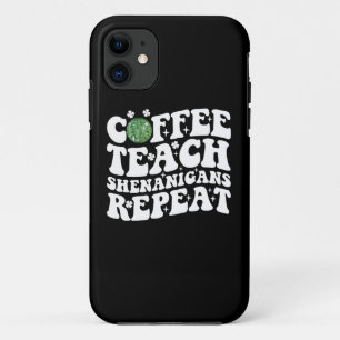 コーヒー 教える いたずら リピート ディスコボール 先生 iPhone 11 ケース