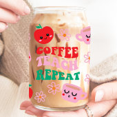 コーヒー 教える 繰り返す 先生 アップル ガラス缶