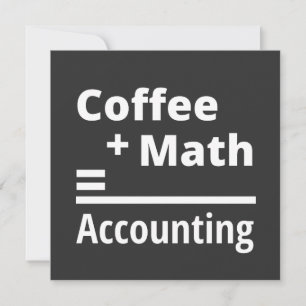 コーヒー+数学=会計 招待状