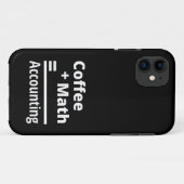 コーヒー+数学=会計 Case-Mate iPhoneケース (裏面(横))