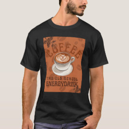 コーヒー |旧校のエネルギードリンク Tシャツ