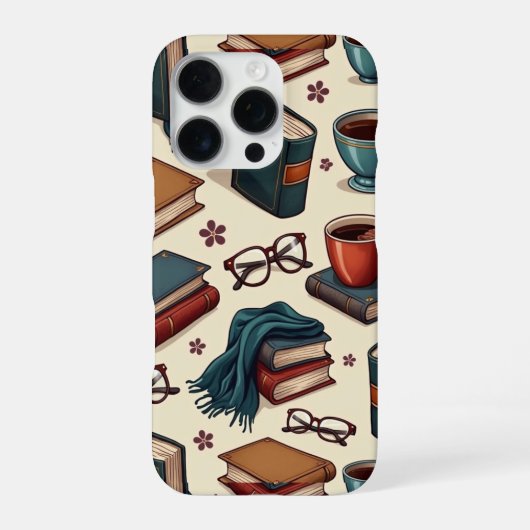 コーヒー&本コレクション iPhoneケース (裏面)