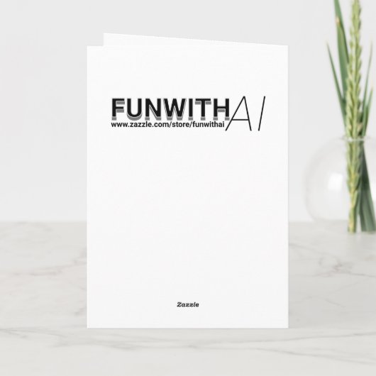 コーヒー、本、花のパーソナライズされた誕生日 カード (裏面)