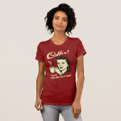 コーヒー:死んだら眠れる Tシャツ (正面フル)