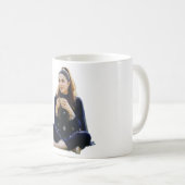 コーヒー、気品、そして自信 コーヒーマグカップ (正面右)
