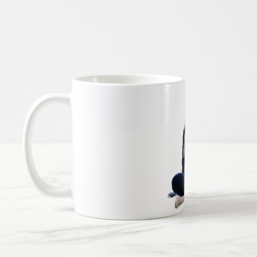 コーヒー、気品、そして自信 コーヒーマグカップ (左)