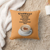 コーヒー:熱狂的ファン愛好家ラブ クッション (ブランケット)