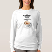 コーヒー:熱狂的ファン愛好家ラブ Tシャツ (正面)