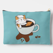 	 コーヒー 猫 アクセサリーポーチ (裏面)