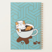 コーヒー 猫 スパ プランナー手帳 (裏面)