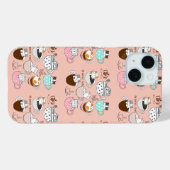 コーヒー 猫 楽しい Case-Mate iPhoneケース (裏面 (横))
