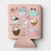 コーヒー 猫 面白い 缶クーラー (裏面)