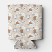 コーヒー、甘いパターン 缶クーラー (裏面)