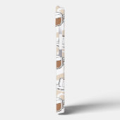 コーヒー、甘いパターン Case-Mate iPhoneケース (裏面 / 左)