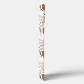 コーヒー、甘いパターン Case-Mate iPhoneケース (裏面 / 右)