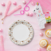 コーヒー、甘い柄 ペーパープレート (パーティー)