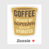 コーヒー:皮肉を和らげる!シール シール (シート)