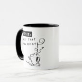 コーヒー:神々が存在する証拠? マグカップ (正面左)