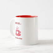 コーヒー…私のバレンタイン ツートーンマグカップ (正面左)