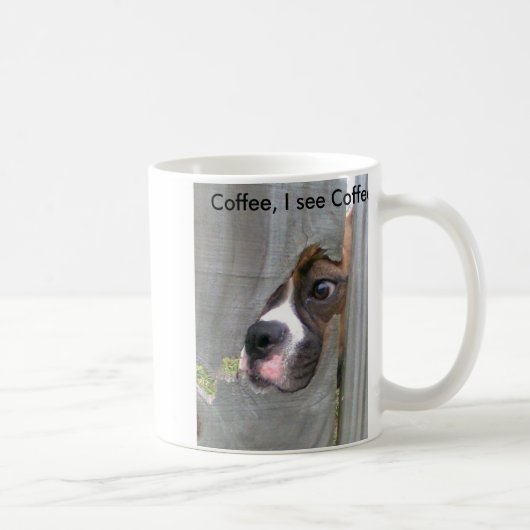 コーヒー、私はコーヒーを見ます! コーヒーマグカップ (右)
