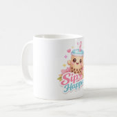 コーヒー、笑い、マグカップ コーヒーマグカップ (正面左)