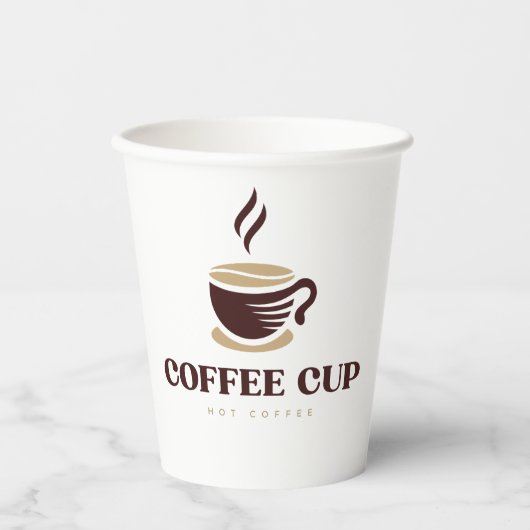 コーヒー 紙コップ (正面)