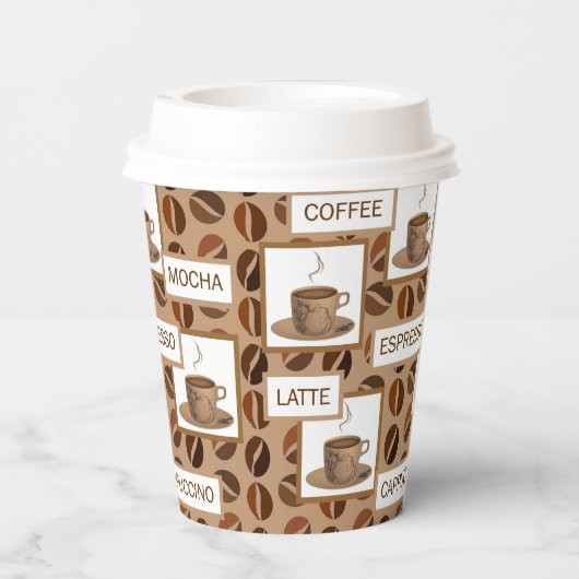 コーヒー 紙コップ (裏面)