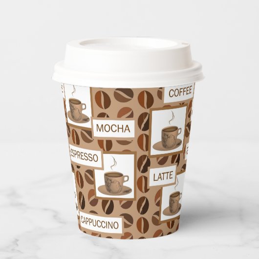 コーヒー 紙コップ (正面)