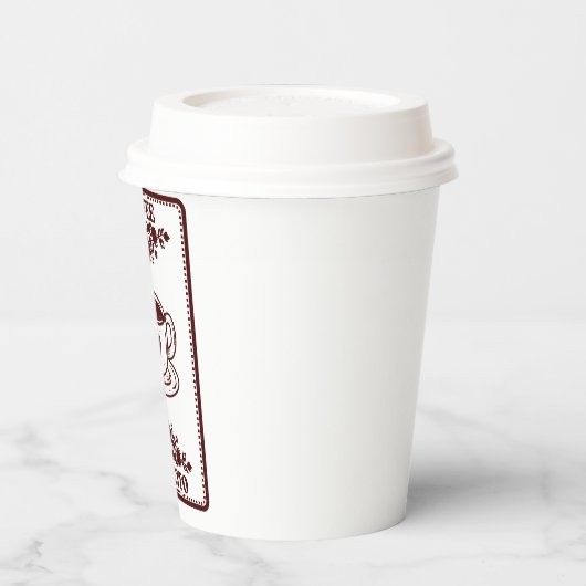 コーヒー 紙コップ (左)