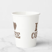 コーヒー 紙コップ (左)