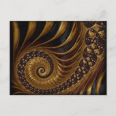 コーヒー 羽根 フラクタル ポストカード (正面)