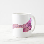 コーヒー、茶または私か。 (彼の) コーヒーマグカップ (正面右)