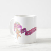 コーヒー、茶または私か。 (彼の) コーヒーマグカップ (正面左)