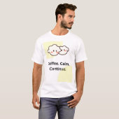 コーヒー+落ち着き+かわいい+Tシャツ Tシャツ (正面フル)
