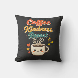 コーヒー 親切 リピート かわいい レトロ コーヒー スロー クッション