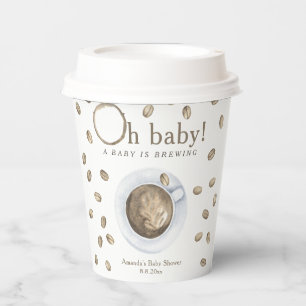 コーヒー 赤ちゃんが淹れる ベビーシャワー 紙コップ