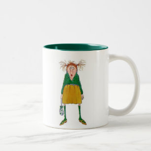 コーヒー! 速く! お願いします! ツートーンマグカップ