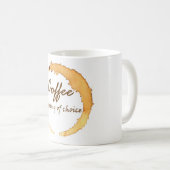 コーヒー-選択の私の薬剤 コーヒーマグカップ (正面右)