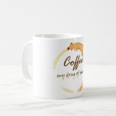 コーヒー-選択の私の薬剤 コーヒーマグカップ (正面左)