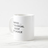 コーヒー-選択の私の逆転の代理店 コーヒーマグカップ (正面左)