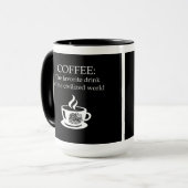 コーヒー：飲お気に入りのみ物 マグカップ (正面左)