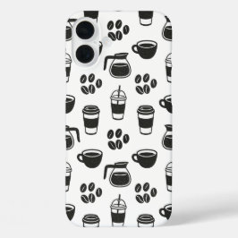  コーヒー iPhone 16 PLUSケース