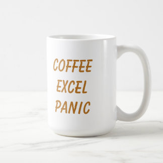 コーヒー Excel パニック 反復 冗談 コーヒーマグカップ
