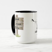コーヒー「Gone Fish'n」 パーソナライズされた Coffee マグカップ (正面左)