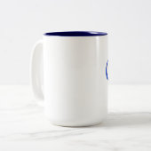 コーヒー(googleのロゴ)マグ ツートーンマグカップ (正面左)