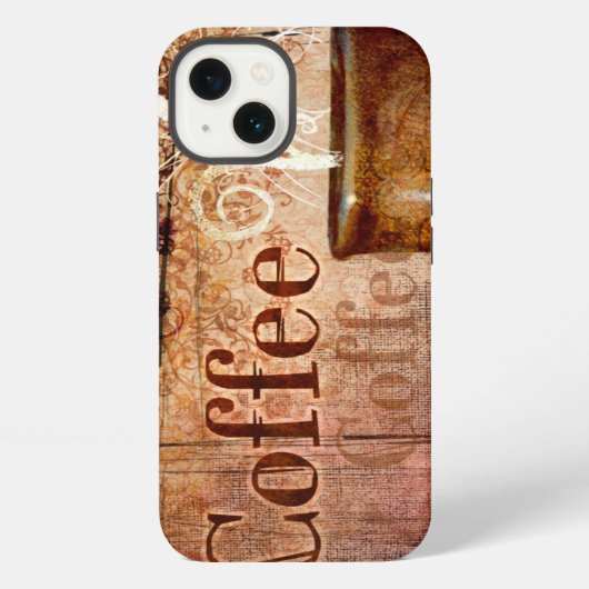 コーヒー iPhoneケース (裏面)
