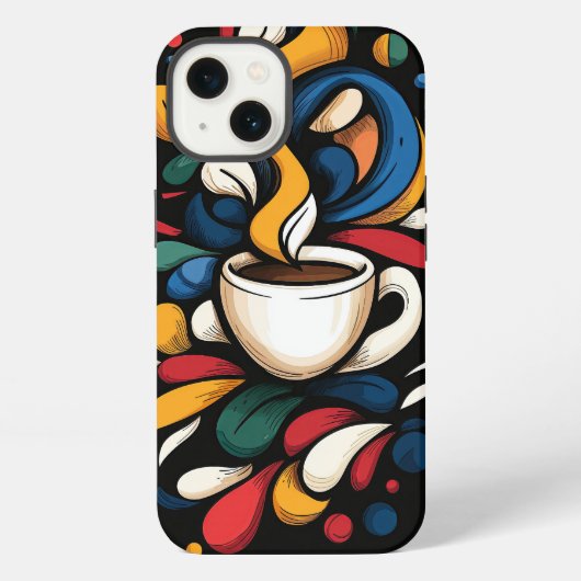 コーヒー iPhoneケース (裏面)