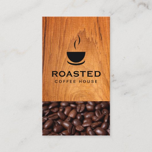 コーヒー | Javaカップ |コーヒー豆 名刺 (正面)