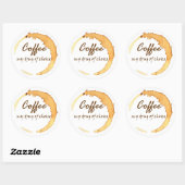 コーヒー – My Drug of Choice ラウンドシール (シート)